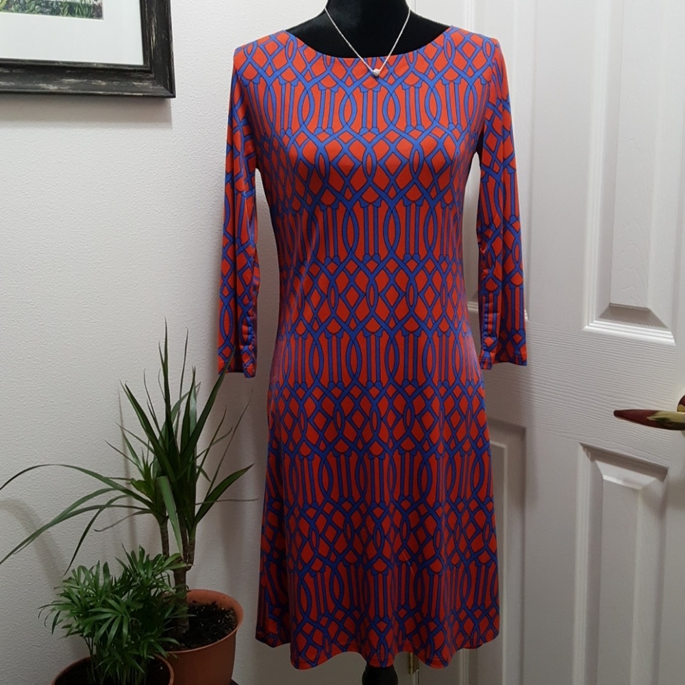Patterned Sheath Dress